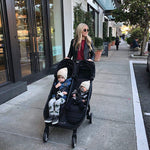 Baby Jogger City Tour 2 Double Stroller, Compact & Sleek Twin Design with Easy-To-Maneuver Features, Ideal for Growing Kids, Plush Imported