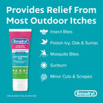 Benadryl Anti Itch Gel, Relief of Outdoor Itches Associated with Poison Ivy, Topical Analgesic, Cooling Relief, Diphenhydramine, 3.5 oz