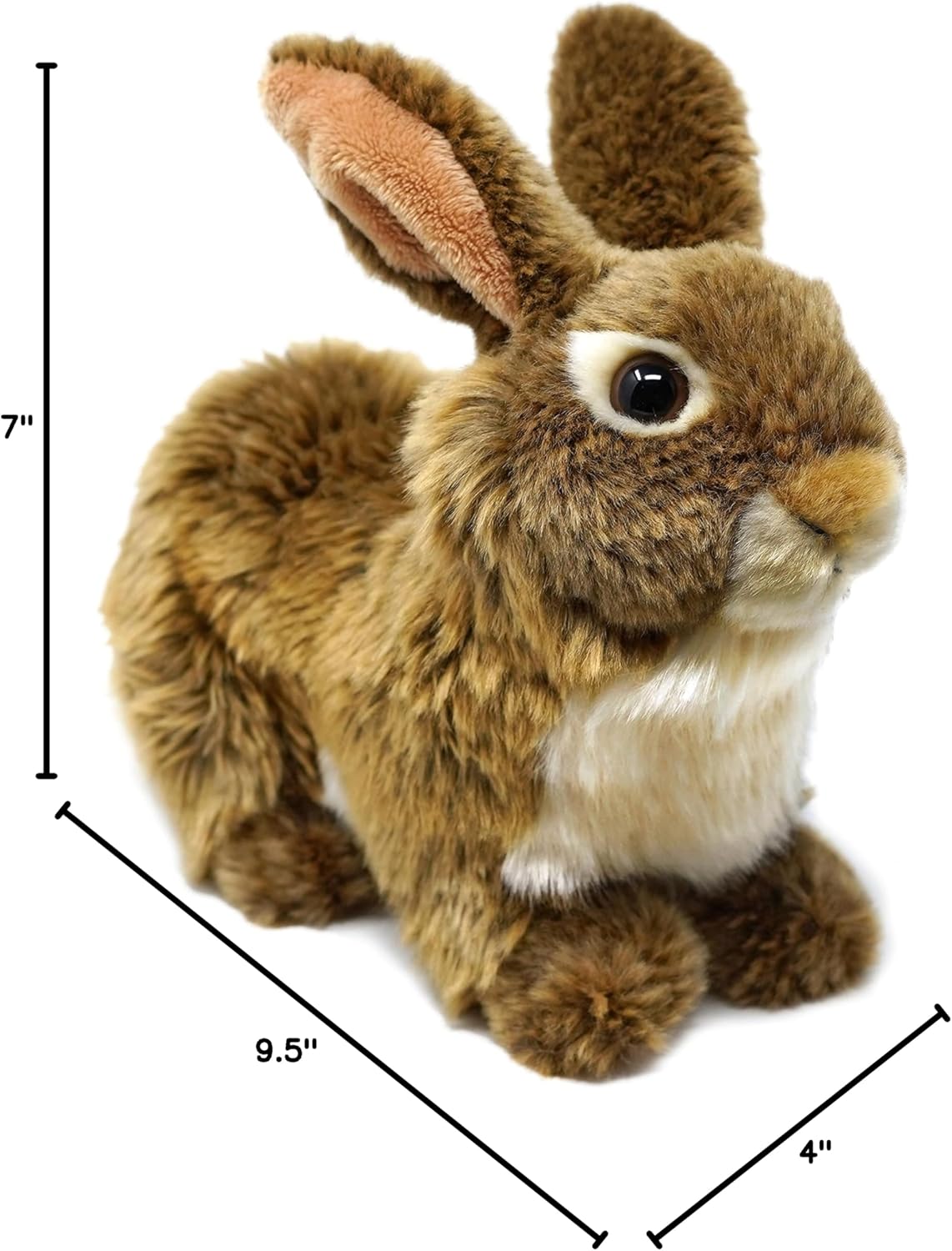 Brigid The Brown Rabbit - 10 Inch Stuffed Animal Plush Bunny