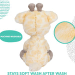 Baby GUND Lil’ Luvs Collection, Bodi Giraffe Premium Plush Stuffed Animal for Babies, Yellow/Brown, 12”