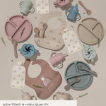 Hippypotamus Reusable Baby Food Pouches for Toddlers - BPA Free Food Grade - Dishwasher & Freezer Safe - Baby Food Containers - Refillable Squeeze Pouch for Applesauce & Yogurt - 12 Pack (Rainbows)