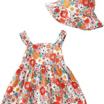 Newborn Infant Baby Girl Dress Toddler Girl Clothes Halter Backless Sleeveless Flower Sundress Summer Dresses for Girl
