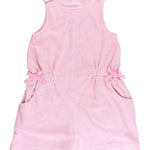 RuffleButts Girls Terry Cover-Up Romper - Pink, 2T