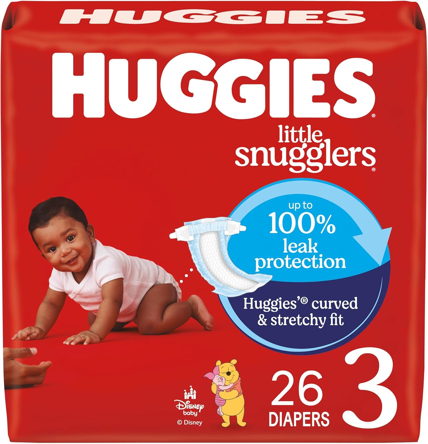 Huggies Size Newborn Diapers, Little Snugglers Baby Diapers, Size Newborn (up to 10 lbs), 31 Count, Packaging May Vary