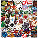 50pcs Invader Movie ZIM Stickers for Kids, Cute Water Bottle Stickers for Kids Waterproof, Vinyl Laptop Kid Sticker Pack (White)