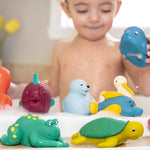 Battat – Assorted Bath Toys – 9 Pieces Animal Squirters – Pool – 10 Months+ – Bath Buddies (9 Pieces)