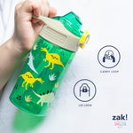 Zak Designs Marvel Spider-Man Sage Kids Water Bottle For School or Travel, 16oz Durable Plastic Water Bottle With Straw, Handle, and Leak-Proof Spout Cover, 2-Pack (Spidey and His Amazing Friends)