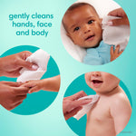 Pampers Baby Wipes Sensitive, Water Based Baby Wipes, Hypoallergenic and Unscented Baby Wipes, 56 Wipes Total (1 Flip-Top Packs)