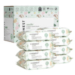 The Honest Company Clean Conscious Multi-Use Wipes, Unscented Hypoallergenic Baby Wipes for Sensitive Skin, 99% Water Plant-Based Compostable Wipes, Pattern Play, 720 Count