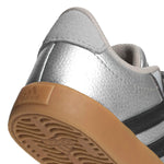 adidas Unisex-Baby VL Court 3.0, Silver Metallic/Black/Solid Grey, 5.5