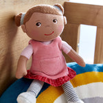 HABA Snug Up Camilla - 10" Soft Doll, Machine Washable - Perfect Snuggly First Soft Baby Doll and Toddler Plush Figure for 6 Months and Up
