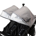 Jeep PowerGlyde Side-by-Side Double Stroller by Delta Children, Grey