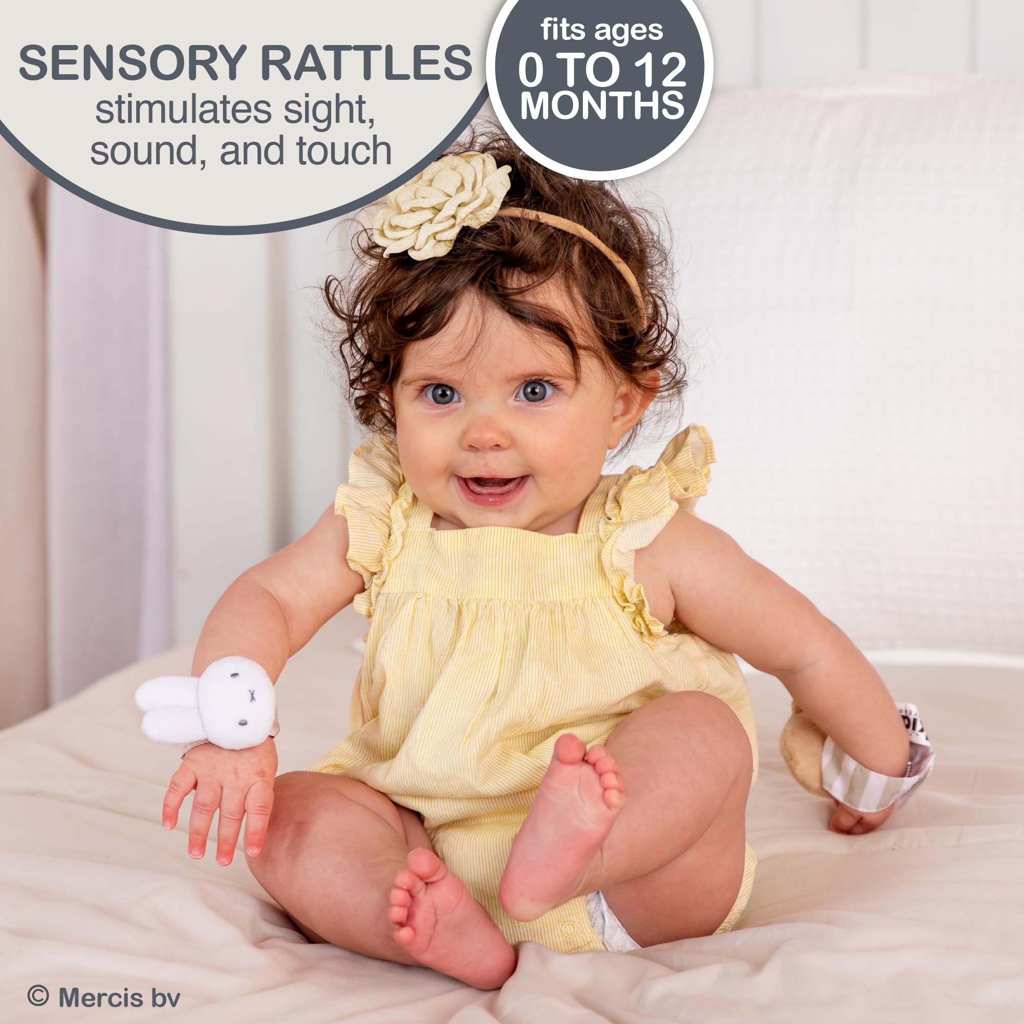 Kids Preferred Miffy Baby Wrist Rattle Set - - KIDS PREFERRED - Baby ...