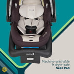 Safety 1st Deluxe Grow and Go Travel System Stroller and Car Seat Combo, 8-in-1 Travel System, Weight Capacity 4-30 lbs, Dunes Edge