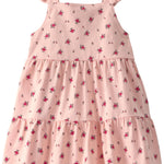 Little Planet by Carter's Girl Dress Made with Organic Cotton, Blush Floral, 9M