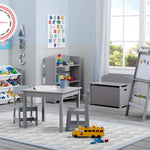 Delta Children MySize Deluxe Toy Box, Grey