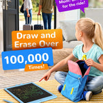KOKODI LCD Writing Tablet, Gifts for 3 Years Old Boys and Girls，10 Inch Colorful Doodle Board Drawing Tablet, Erasable Reusable Electronic Drawing Pads, Educational and Learning Toys for Kids