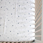 Little Unicorn Premium Crib Sheet | Breathable & Super-Soft Muslin Fabric (Shooting Stars)