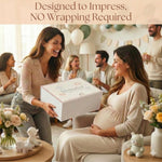 New Baby Gift Basket 21-Piece Set | TOP Newborn Baby Gift Set for Boy & Girl | Gender Reveal Gifts & New Mom Gifts Bundle | Essential Newborn Toys & Accessories Included in Elegant Keepsake Magnet Box