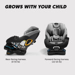 Baby Jogger City Turn Rotating Convertible Car Seat, Unique 180-Degree Turn, Lightweight COOLMAX Fabric, Pike