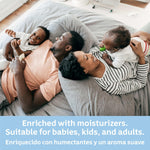Johnson's Skin Nourish Moisturizing Baby Lotion for Dry Skin with Vanilla & Oat Scents, Gentle & Lightweight Body Lotion for the Whole Family, Hypoallergenic, Dye-Free, 16.9 fl. oz