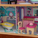 KidKraft Annabelle Wooden Dollhouse with Elevator, Balcony and 17 Accessories, Gift for Ages 3+