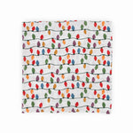 Little Unicorn Premium Cotton Swaddle Baby Blanket | Breathable Fabric | for swaddling, Play, Nursing & More (Christmas Bulbs)