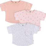 Gerber Baby Girls' Toddler 3-Pack Short Sleeve Tees