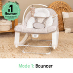 Ingenuity Keep Cozy 3-in-1 Grow with Me Vibrating Baby Bouncer Seat & Infant to Toddler Rocker, 0-30 Months Up to 40 lbs (Linden)