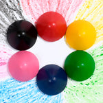 READY 2 LEARN Easy Grip Crayons Refills - 6 Colors - Ages 18m+ - Non-Toxic Toddler Crayons - Handles Sold Separately