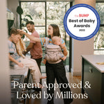 Ergobaby Omni Classic Baby Carrier Newborn to Toddler - Breathable Baby Carriers for Summer - All-Position Carrier with Lumbar Support (7-45 Pounds), Mesh, Oxford Blue