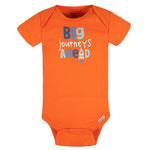 Gerber Baby Boys 5-Pack Short Sleeve Variety Onesies Bodysuits Space 3-6 Months