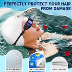 Large Swimming Cap Durable Silicone Waterproof Swimming Cap Ideal for Long Hair and Thick Braids Keeps Hair Dry While Swimming