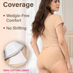 Intimate Portal Cotton Maternity Underwear Under the Bump Pregnancy Bikini Undies Womens Postpartum Panties 6 Pack Nude XXL