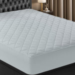 Utopia Bedding Quilted Fitted Mattress Pad, Queen Size, Elastic Fitted Mattress Topper Protector and Cover Stretches up to 16 Inches Deep, Machine Washable (White)