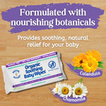 Doctor Butler's Organic Baby Wipes - Hypoallergenic & Unscented Baby Wipes, Safe for Baby Sensitive Skin Care, Made with Chamomile & Essential Oils (1pk – 60 Wipes)