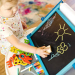 Melissa & Doug Deluxe Double-Sided Tabletop Easel, Arts & Crafts, 42 Pieces, 17.5” H x 20.75” W x 2.75” L, Great Gift for Girls and Boys 3, 4, 5 Year Olds and Up