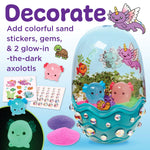 Creativity for Kids Mini Garden: Axolotl Terrarium - STEM Science Kit for Kids, Axolotl Arts and Crafts for Kids, Kids Gifts | Spring Gifts & DIY Girls Toys (Ages 6+)