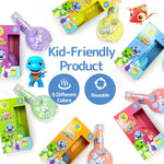 SWCANDY Bath Toys Kids Bath Bomb Potion, Easter Basket Stuffers Essentials, 6 Pack Nontoxic Bathtub Colorful Bubble Foam Scientific Soap Magical Fizzes Eruption for Ages 4-8 Boys Girls Toddlers