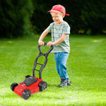 ArtCreativity Kids’ Lawn Mower Toy - 21 Inches Tall - Gardening Lawn Mower for Kids with Startup Sound and Wheels with Realistic Motor-Like Sound - Play Outdoor Push for Boys and Girls 3,4,5,6,7,8