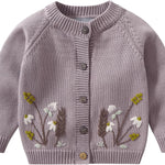 Lamgool Infant Baby Pullover Sweater Knitted Button Down Toddler Kids Sweatshirt for Spring