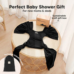 KeaBabies Baby Wrap Carrier Ring Sling - Easy to Wear, Adjustable D-Lite Baby Carrier Newborn to Toddler, Infant Carrying Shirt, Hands Free Bonding, Breathable Fabric Wearing Wrap (Peacock Green)
