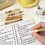 6 Pcs Capybala Retractable Cute Cartoon Capybara Pens 0.5mm Black Ink Soft Grip Gel Ink Aesthetic Office School Supplies for Girls Boys Women Men