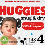 Huggies Size 3 Diapers, Snug & Dry Baby Diapers, Size 3 (16-28 lbs), 34 Count, Packaging May Vary