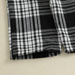 Toddler Kids Baby Boy Girl Gingham Pants Elastic Waist Striped Plaid Long Pants Spring Fall Winter Casual Trousers (A-Black, 3-4 Years)