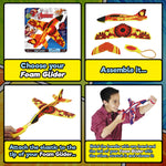 JA-RU Marvel Foam Glider Toy. (1 Iron Man Glider) Launching Airplane Toy For Kids. Glides & Dives High. Classroom Prize, Gag Gift, Avengers Game, Party Favor 6840-1C