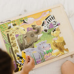 Melissa & Doug African Plains Safari Wooden Jigsaw Puzzle with Storage Tray (24 pcs)