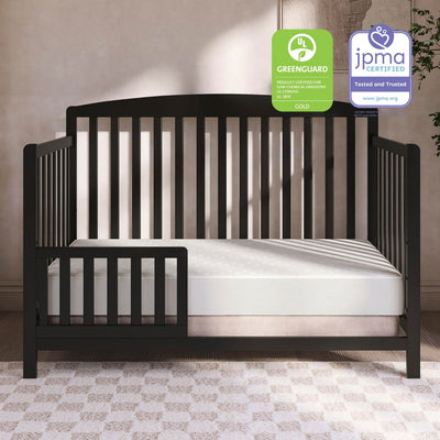 Dream On Me Breathable Full Size Firm Foam Crib and Toddler Bed Mattress, White Floral Cover, 6 Inch