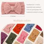 jollybows 18pcs Baby Nylon Headbands Hair Bow Elastics Hairbands Hair Accessories for Baby Girls Newborn Infant Toddlers Kid