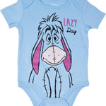 Disney Winnie the Pooh Infant Baby Boys 5 Pack Bodysuits 12 Months